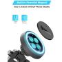IPOW Car Phone Mount Holder Magnetic Phone Holder Mount Hands Free Cell Phone Holder for Car Dashboard Windshield Phone Holder Strong Magnet Maximum Angle One Holder Fits All Phones No View Blocking