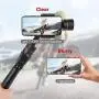 3-Axis Gimbal Handheld Stabilizer with Tripod Support for Smartphone iPhone Camera Anti-Shake Handle Stick Gyro for Selfie Vlog Youtuber Live Video Recording