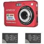 Andoer Mini Digital Camera with 2pcs Rechargeable Batteries 720P HD 8X Digital Zoom Anti-Shake 2.7inch LCD Screen for Kids Children Holiday