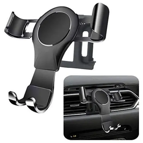 LUNQIN Car Phone Holder for Mazda CX-5 CX5 2017-2020 Auto Accessories Navigation Bracket Interior Decoration Mobile Cell Phone Mount
