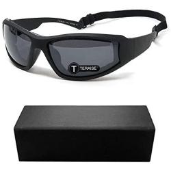 TERAISE Motorcycle Riding Glasses Safety Ski Goggles Adjustable Sunglasses