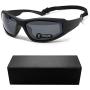 TERAISE Motorcycle Riding Glasses Safety Ski Goggles Adjustable Sunglasses