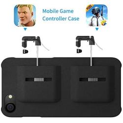Mobile Game Controller Case for iPhone Xs Max, Phone Cover L1R1 Trigger Joystick Gamepad Grip Remote,2 in 1 Mobile Game Controller +Cover for Apple iOS (6.5" in Black)