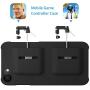 Mobile Game Controller Case for iPhone Xs Max, Phone Cover L1R1 Trigger Joystick Gamepad Grip Remote,2 in 1 Mobile Game Controller +Cover for Apple iOS (6.5" in Black)