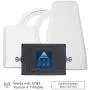 Cell Phone Signal Booster for Home and Office - AT&T, Verizon,T-Mobile - Triple Band 2/5/12/17 Cellular Repeater for US Carriers 2G 3G Call and 4G LTE Data Supports Multiple Devices Up to 5,000sq ft