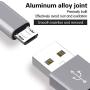 Micro USB Cable,XIAE 5Pack (3/3/6/6/10FT) Nylon Braided Fast Charging Cable Aluminum Housing USB Charger Android Cable for Samsung Galaxy S7 Edge S6 S5,Android Phone,LG G4,HTC and More-Black&White