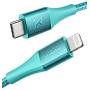 Xcentz USB C to Lightning Cable, iPhone 11 Charger [6ft Apple MFi Certified] Fast Charging Support Power Delivery, Nylon Braided Cable for iPhone 11/11 Pro/11 Pro Max/XS Max/XS/XR/X/8/8 Plus, Blue