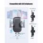 Kaome 3 in 1 Phone Holder for Car Upgraded Strong Suction Car Phone Mount for Dashboard Air Vent Windshield Universal for iPhone 11/11Pro Max/XR/X/SE/8 Plus,Samsung Galaxy S20 Ultra Note 10 Plus/10 9
