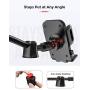 Mpow Car Phone Mount, Dashboard Windshield Car Phone Holder with Long Arm, Strong Sticky Gel Suction Cup, Anti-Shake Stabilizer Compatible iPhone 11 pro/11 pro max/XS/XR/X/8/7,Galaxy, Moto and More