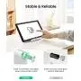 UGREEN Tablet Stand Holder Adjustable Compatible for iPad 10.2 2019, iPad Pro 11 Inch 2020, iPad 9.7 2018, iPad Mini 5 4 3 2, iPad Air, Nintendo Switch, iPhone 11 Pro Max SE XS XR X 8 Plus 7 6 (White)