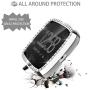 Landhoo Silver Hard Case Compatible with Fitbit Versa 2 Screen Protector Bling, PC case That Have Clarity PMMA Screen Protector and Shiny Diamond Bumper Overall Protective Cover for Women Watch.
