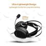 NUBWO N7 USB Gaming Headset, 7.1 Surround Sound Headphones with Noise Reduction Mic and MFB Control for PS4, Xbox One, Nintendo Switch, PC, Laptop, Mobile Phone [3.5mm & USB Jack, Black]