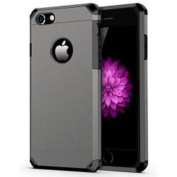 iPhone 7/8 Case, ImpactStrong Heavy Duty Dual Layer Protection Cover Heavy Duty Case for Apple iPhone 7/8 (Gun Metal)
