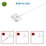 JETech USB Sync and Charging Cable for iPhone 4/4s, iPhone 3G/3GS, iPad 1/2/3, iPod, 3.3 Feet, 2-Pack, White