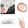Syncwire Cell Phone Ring Holder Stand, 360 Degree Rotation Universal Finger Ring Kickstand with Polished Metal Phone Grip for Magnetic Car Mount Compatible with iPhone, Samsung, LG, Sony - Rosegold