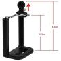 Tripod Mount Adapter, Walway Universal Cell Phone Clip Holder Camera Bracket Smartphone Attachment for iPhone 8/8 Plus/ 7/7 Plus/ 6/ 6S/ 6 Plus/ 5/ 5S/ 5C Samsung Galaxy S7 S6 S5 S4 S3 S2 and More