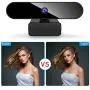 Webcam with Microphone,EAUOH HD 1080P(30fps) Streaming Webcam for Desktop Laptop/PC, Fixed Focus Web Conference Camera for Video Calling,Recording,Online Course and Gaming