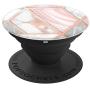 Trendy Chic Geometric-Marble Pink White Grey and Rose-Gold PopSockets Grip and Stand for Phones and Tablets