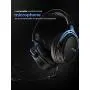 Mpow Air I Wireless Gaming Headset - PS4 Headset with Double Chamber Drivers, Detachable Noise Cancelling Microphone, Memory Foam Gaming Headphones