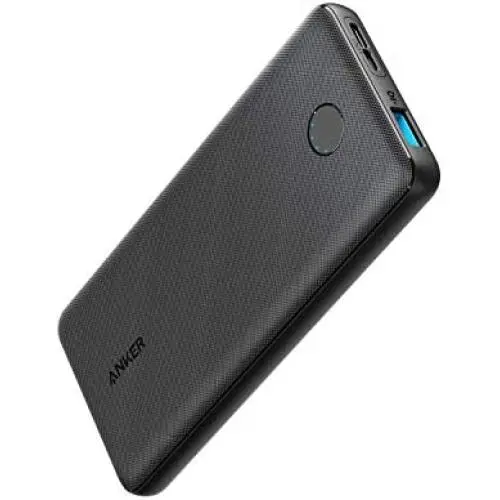Anker Power Bank, PowerCore Slim 10000, Ultra Slim Portable Charger, Compact 10000mAh External Battery, High-Speed PowerIQ Charging Technology for iPhone, Samsung Galaxy and More (USB-C Input Only) Anker Power Bank, PowerCore Slim 10000, Ultra Slim Portable Charger, Compact 10000mAh External Battery, High-Speed PowerIQ Charging Technology for iPhone, Samsung Galaxy and More (USB-C Input Only)