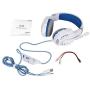 Shengerm Over-Ear Gaming Headset 3.5mm Game Headphone Earphone with Microphone LED Light for Laptop Tablet Mobile Phones for PS4 G9000