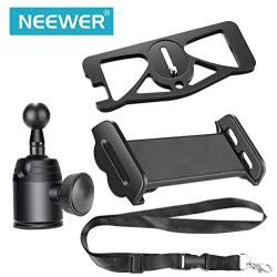 Neewer for DJI Mavic Pro, 4-12 Inches, Tablet and Mobile Phone Holder, Remote Controller Extender Mount, for Clip Smartphone, iPad, Tablet, 360-Degree Rotating (Black)