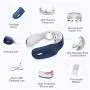 Pulse Neck Massager Cordless, Portable Electric Smart Electronic Neck Relax Massage Equipment with Heat, 3 Modes, 15 Speeds for Home Travel Airplane Office, Gifts for Men Women Dad Mom Friend, Blue Pulse Neck Massager Cordless, Portable Electric Smart Electronic Neck Relax Massage Equipment with Heat, 3 Modes, 15 Speeds for Home Travel Airplane Office, Gifts for Men Women Dad Mom Friend, Blue