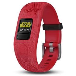 Garmin vívofit Jr 2, Kids Fitness/Activity Tracker, 1-Year Battery Life, Adjustable Band, Star Wars Dark Side, Red