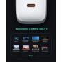 MacBook Pro Charger 100W, AUKEY Omnia USB C Charger (Upgraded) with GaNFast Technology, PD Charger Power Delivery 3.0 Laptop Charger for MacBook Pro 16", iPhone 11 Pro Max, HP Spectre 15