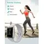 Willful Smart Watch for Android Phones and iOS Phones Compatible iPhone Samsung, IP68 Swimming Waterproof Smartwatch Fitness Tracker Fitness Watch Heart Rate Monitor Watches for Men Women (Gray)