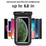 Mpow Universal Waterproof Case, IPX8 Waterproof Phone Pouch Dry Bag Compatible for iPhone 11/XS Max/XS/XR/X/8/8Plus/7/7Plus/6S/6 Galaxy S10/S9/S8 Note 10/9 Google Pixel HTC12 (Black+Black 2-Pack)