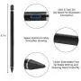 Stylus Pen for Touch Screens, Active Digital Pencil 1.5mm Fine Tip Smart Pen Rechargeable Drawing Stylus Compatible with iPhone iPad Mini/Air Smartphones & Tablets by BAGEYI (Black) Stylus Pen for Touch Screens, Active Digital Pencil 1.5mm Fine Tip Smart Pen Rechargeable Drawing Stylus Compatible with iPhone iPad Mini/Air Smartphones & Tablets by BAGEYI (Black)