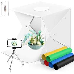 Sensyne Photography Table Top Light Box 70 LED Portable Photo Studio Shooting Tent Portable Folding Photo Box SLR Phone Camera Shoot