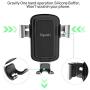 Squish Wireless Charger Car Phone Mount, Qi Wireless Car Charger, Wireless Charger Phone Holder Dashboard Windshield for iPhone, Samsung, Moto, Huawei, Nokia, LG, Smartphones
