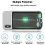 OMEETIE Battery Case for iPhone Xs Max, 5000mAh Slim Portable Rechargeable Charging Case Compatible with iPhone Xs Max(6.5 inch) Protective Charger Case (Blue)