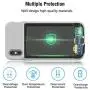 OMEETIE Battery Case for iPhone Xs Max, 5000mAh Slim Portable Rechargeable Charging Case Compatible with iPhone Xs Max(6.5 inch) Protective Charger Case (Blue)