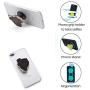 Gorgeous Agate Crystal Druzy Quartz Phone Grip Phone Holder for Smart Phones and Tablets (Black)