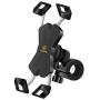 visnfa New Bike Phone Mount with Stainless Steel Clamp Arms Anti Shake and Stable 360° Rotation Bike Accessories/Bike Phone Holder for Any Smartphones GPS Other Devices Between 4 and 7 inches