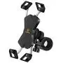 visnfa New Bike Phone Mount with Stainless Steel Clamp Arms Anti Shake and Stable 360° Rotation Bike Accessories/Bike Phone Holder for Any Smartphones GPS Other Devices Between 4 and 7 inches