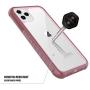 SPIDERCASE for iPhone 11 Pro Max Case, Built-in Screen Protector Full Heavy Duty Protection Shockproof Anti-Scratched Rugged Case for iPhone 11 Pro Max 6.5 inch 2019 (Pink+Clear)