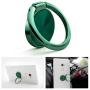 Phone Ring Holder Finger Kickstand - LANETNCY 360° Rotation Metal Ring Grip Stand for Strongly Magnetic Car Mount Compatible with All Smartphone(Green)