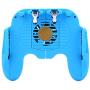 Efaster Mobile Game Controller for PUBG 4in1 Gamepad Shoot and Aim Trigger Phone Cooling (Blue)