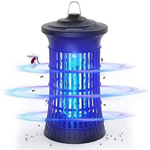 Supink Bug Zapper for Outdoor & Indoor, Electric Mosquito Zapper Fly Insect Killer Lamp (4200V High Powered), Waterproof Mosquito Traps with 18W Light Buld for Home, Garden, Backyard, Patio, Bedroom