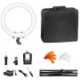Ring Light Kit:18" 48cm Outer 55W 5500K Dimmable LED Ring Light, Light Stand, Carrying Bag for Camera,Smartphone,YouTube,Self-Portrait Shooting