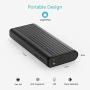 Portable Charger, BONAI USB Power Bank 10,000mAh External Battery Pack and Flashlight Compatible iPhone XR 8 Plus X iPad Samsung Galaxy S8 Note 8 Smartphones Tablet (Black) [Upgraded 2020]