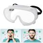 Eye Protective Glasses Outdoor Anti Droplet Anti Fog Eye Protective Glasses, Safety Goggles Glasses Protective Goggles Liquid Splash Clear Unisex Eye Shield Spectacles