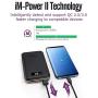 imuto 10000mah 18W PD QC 3.0 Portable Charger Power Bank USB C with LCD Display External Battery Charger Fast Charge for iPhone11 Pro XR Max 8 Plus, Samsung Note S9, Nintendo Switch, iPad Pro