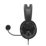 AmazonBasics Gaming Chat Headset for PlayStation 4 with Microphone - 4 Foot Cable, Black