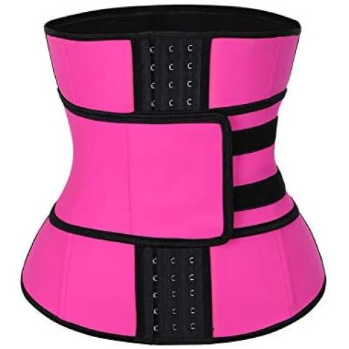 FeelinGirl Women Neoprene Sweat Waist Trainer Corset Trimmer Belt Waist Cincher Body Shaper