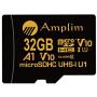 4 Pack 32GB Micro SD SDHC Memory Card Plus Adapter (Class 10 U1 UHS-I V10 A1 MicroSDHC Pro) Amplim 4X 32 GB Ultra High Speed 100MB/s 667X Flash for Cell Phone Tablet GoPro Camera Fire Nintendo DJI